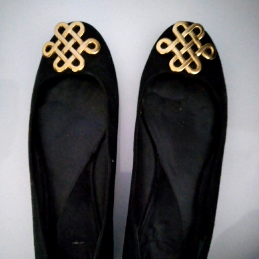 Diane von furstenberg black flats